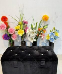 স্টোরেজ বক্স + সোফা – ২ ইন ১ ম্যাজিক! - Black